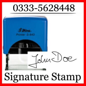 Custom Signature Stamp in Islamabad for Professional and Daily Use