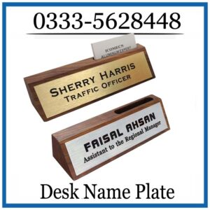 Desk Name Plate